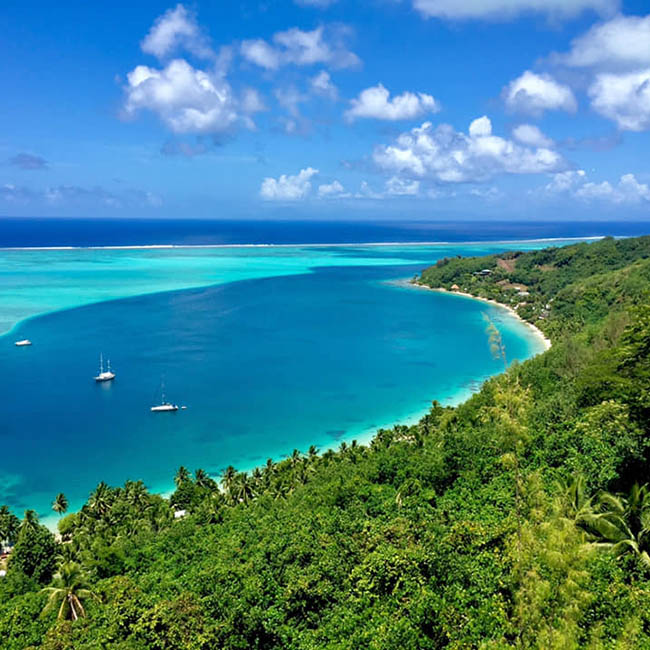 Huahine rando en montagne